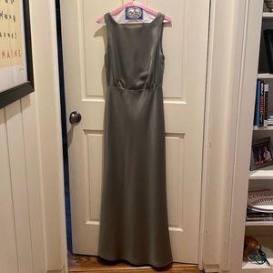BHLDN Sage Floor Length Gown